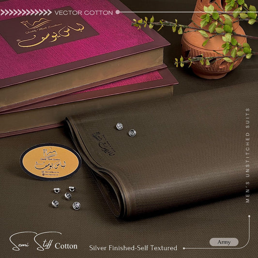 VECTOR 2.O (Semi-Stiff) COTTON | SILVER FINISHED | Army