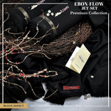 Libas-E-Yousaf EBON FLOW Luxury BLACK Wash & Wear