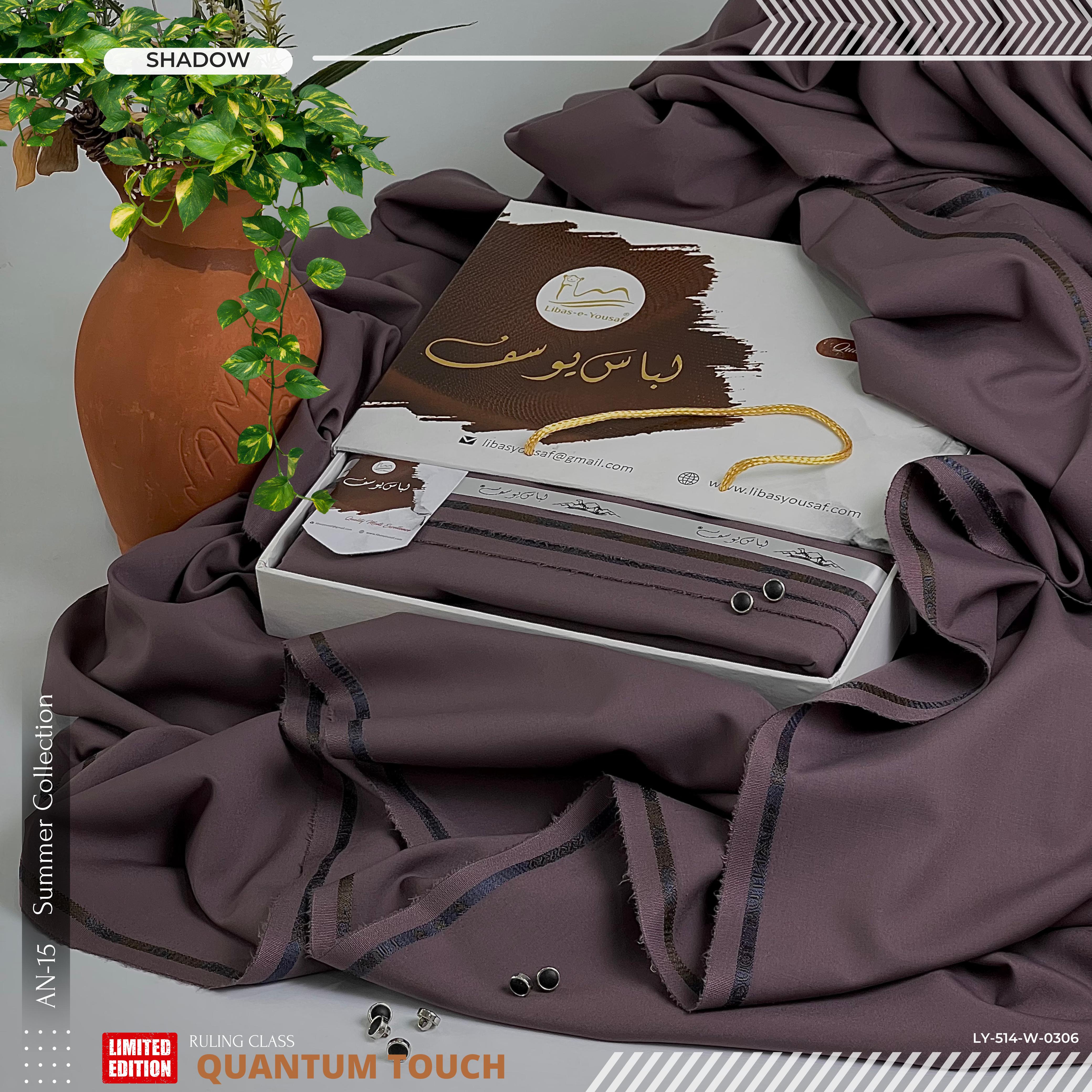 Quantum Touch Wash & Wear ( Unstitched ) ( SHADOW )