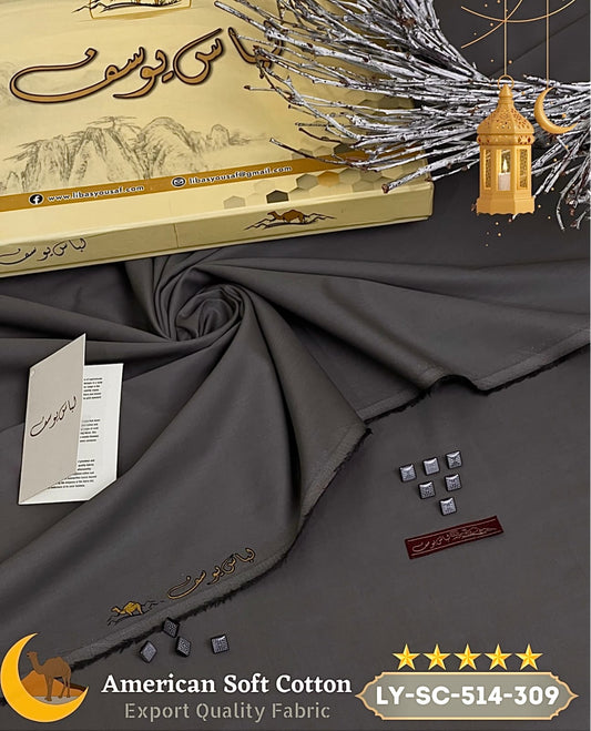 American Soft Cotton ( Unstitched ) ( NORTHERN GRAY )