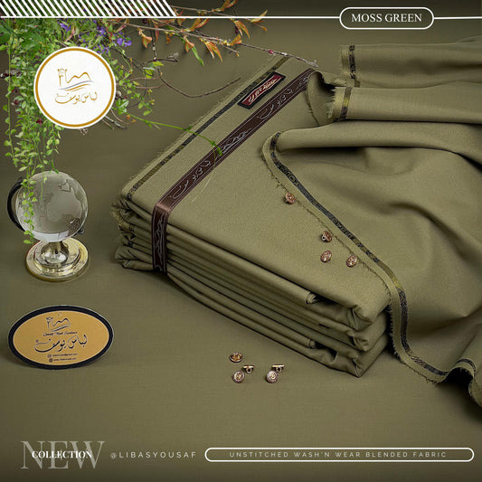 MOON SOON - Premium - Wash & Wear - Moss Green