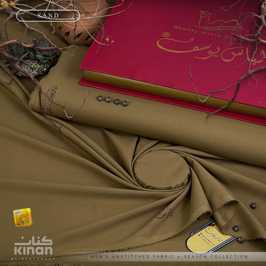Kinan | Crafted by Libas e Yousaf | Wash & Wear | Four Season | Sand