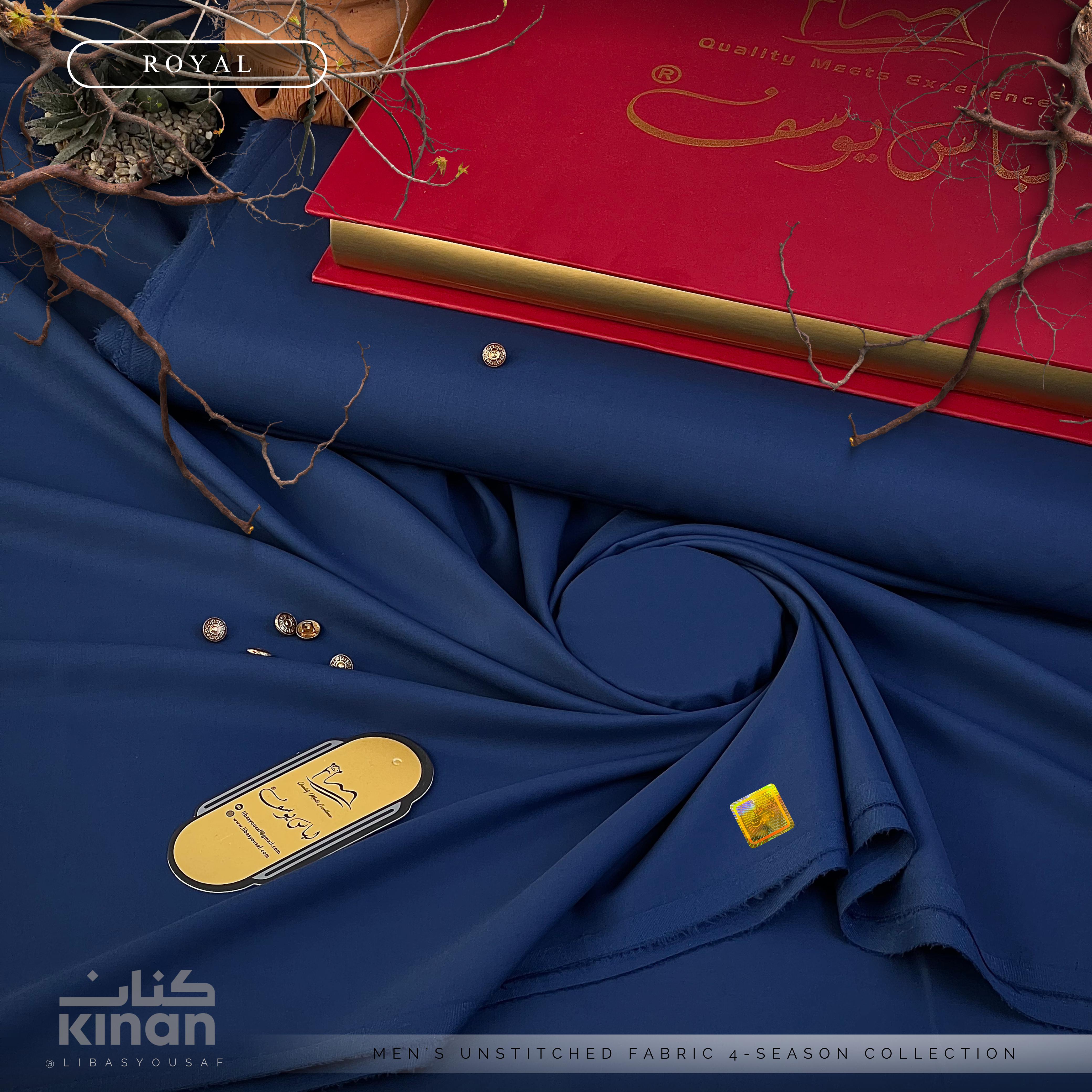 Kinan | Crafted by Libas e Yousaf | Wash & Wear | Four Season | Royal
