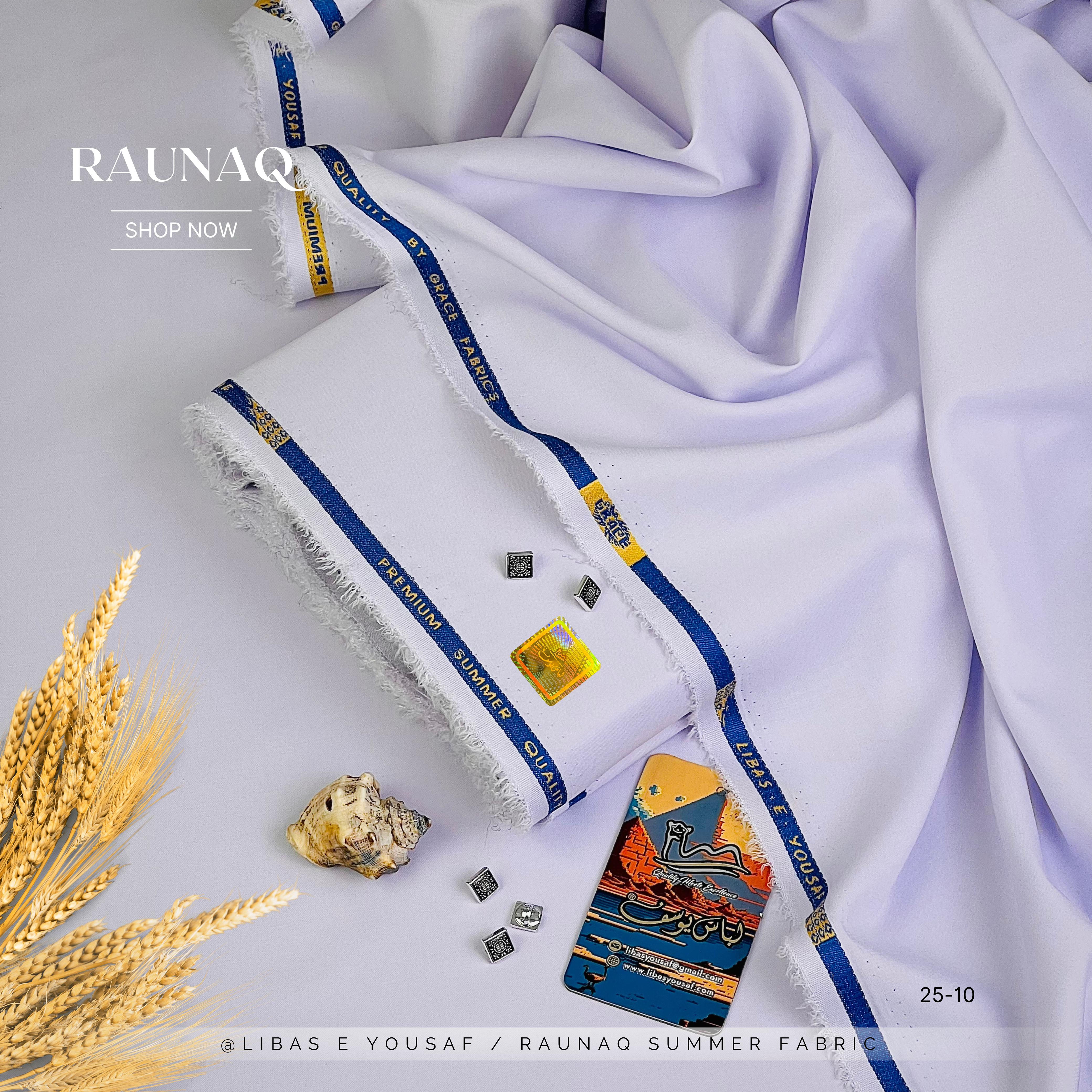 RAUNAQ Wash & Wear ( Unstitched ) ( Shade-10 ) ( Summer )