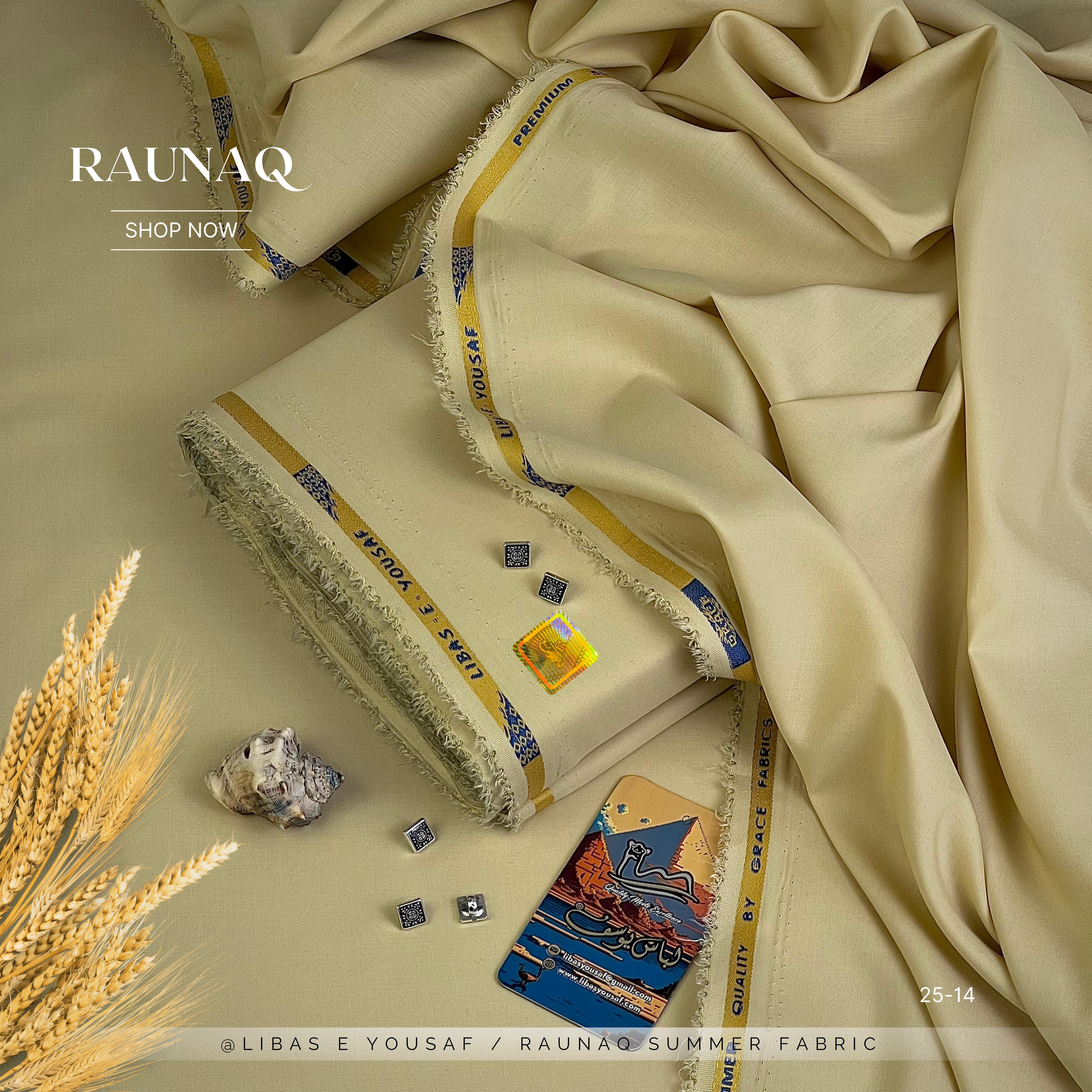RAUNAQ Wash & Wear ( Unstitched ) ( Shade-14 ) ( Summer )
