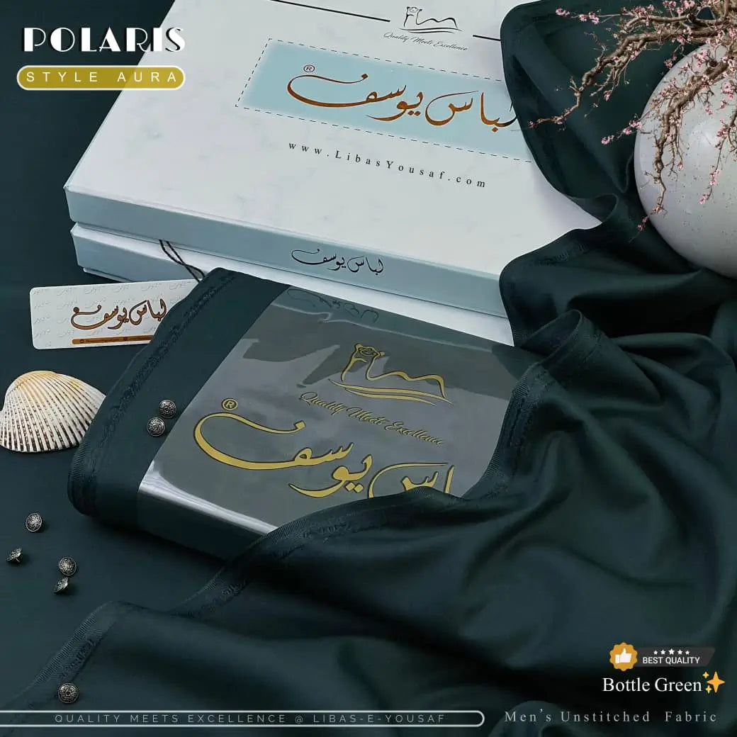 Polaris Style Aura by Libas e Yousaf | Winter Wash & Wear | Bottle Green