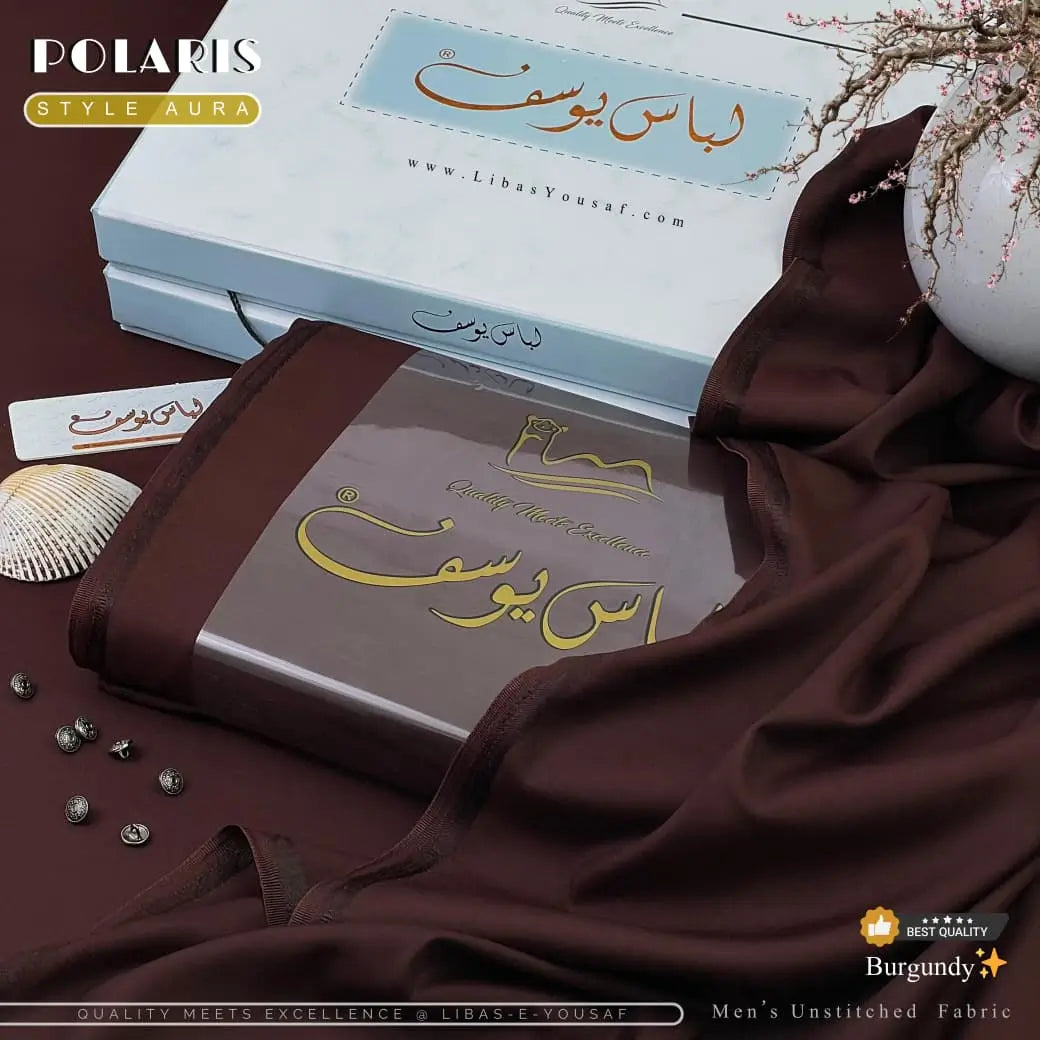 Polaris Style Aura by Libas e Yousaf | Winter Wash & Wear | Burgundy