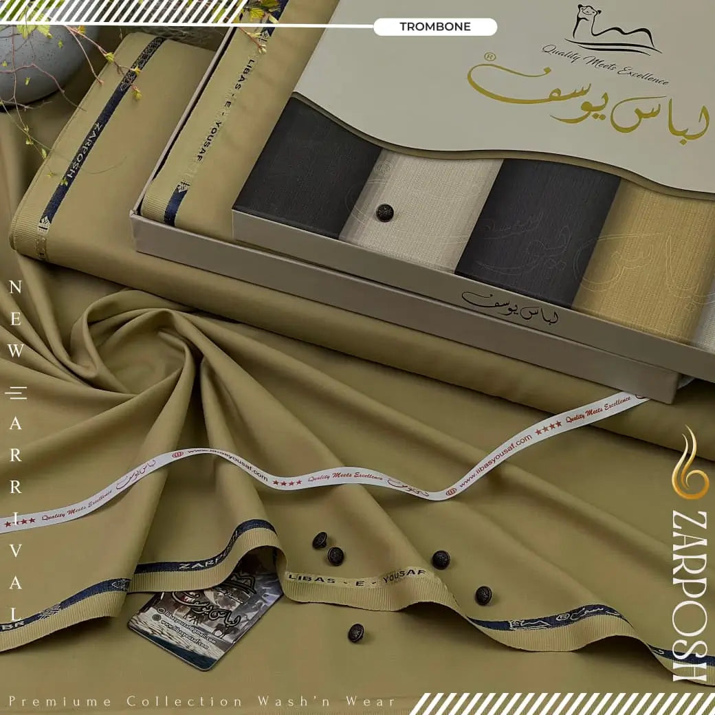 ZARPOSH | Crafted by Libas e Yousaf | Wash & Wear | Winter Season | Trombone