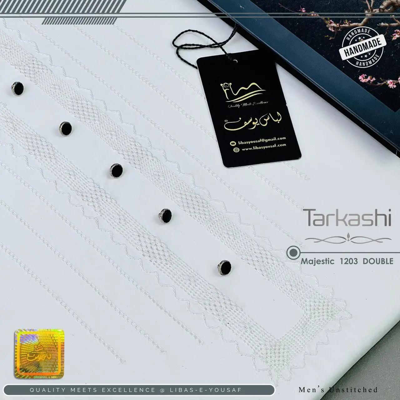 Butter Blend TarKashi | Crafted by Libas e Yousaf | Shade 1203 – Majestic