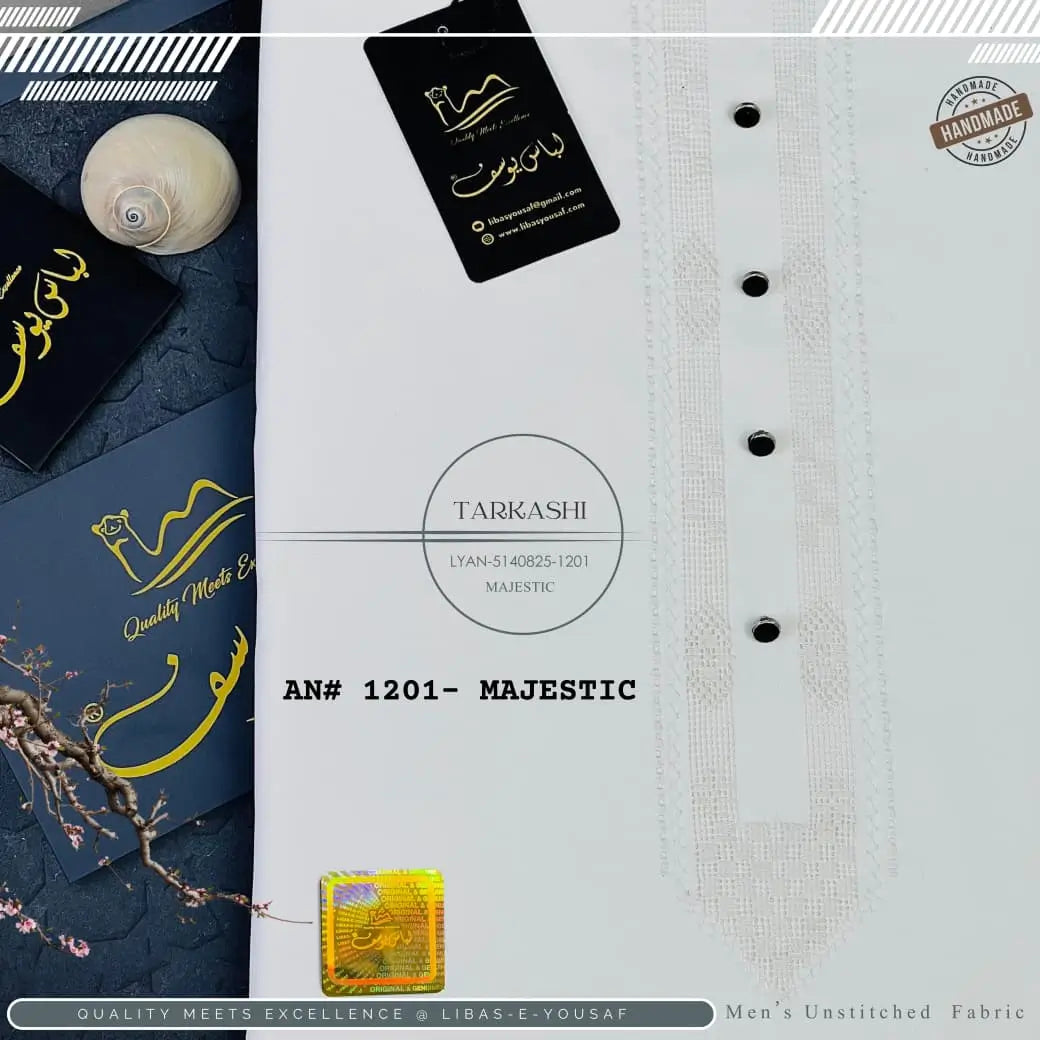 Butter Blend TarKashi | Crafted by Libas e Yousaf | Shade 1201 – Majestic