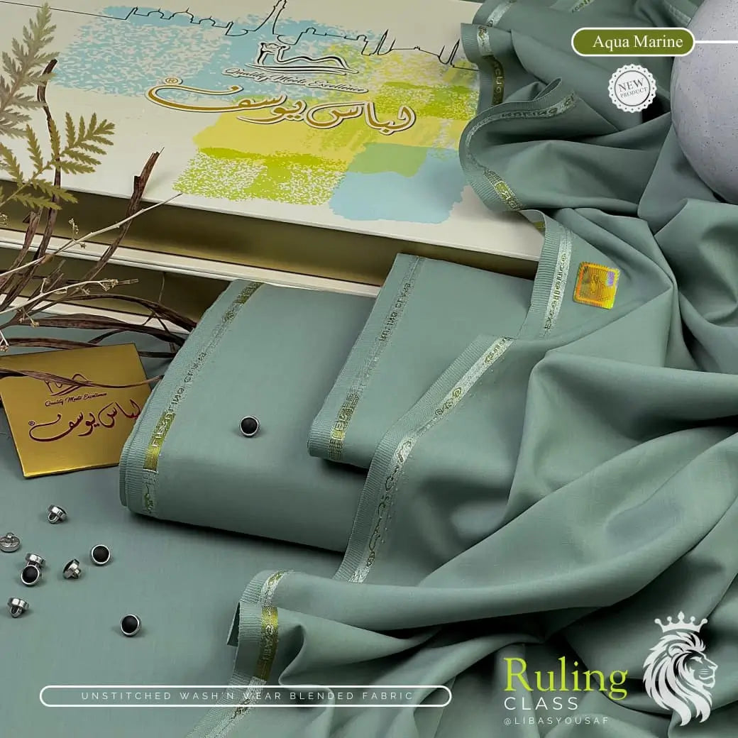 RULING CLASS - Premium - Wash & Wear - Aqua Marine