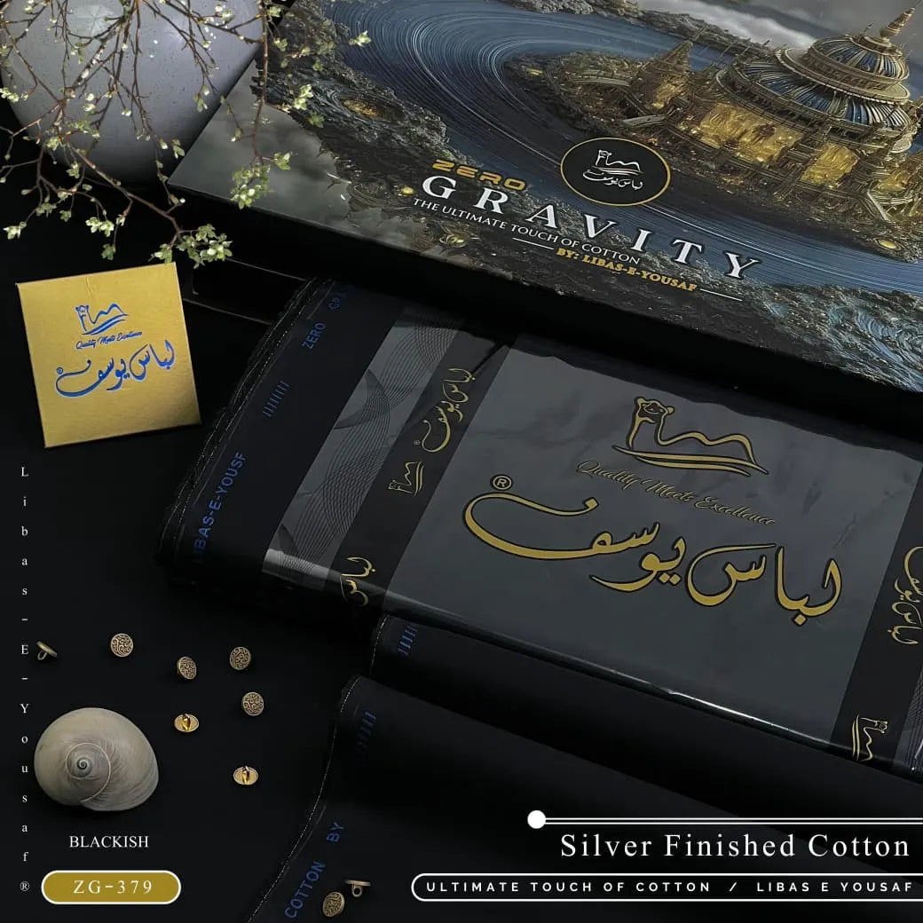 ZERO GRAVITY COTTON | Luxury Summer Unstitched Collection | Blackish