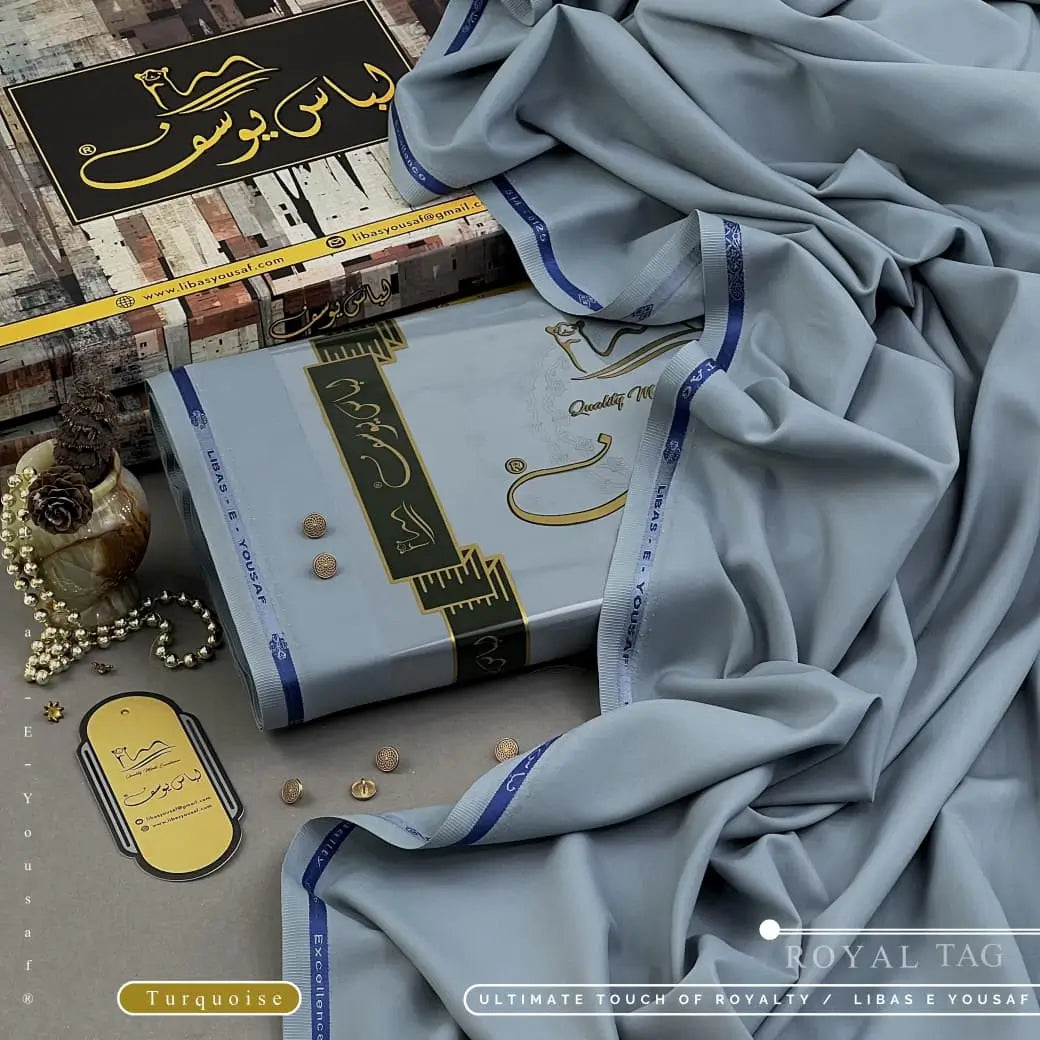 Royal Tag | Crafted by Libas e Yousaf | Wash & Wear | Summer | Turquoise
