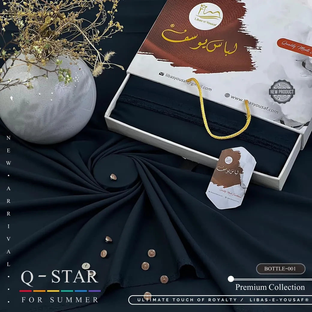 Q Star | By Libas e Yousaf | Wash & Wear | Bottle - 001
