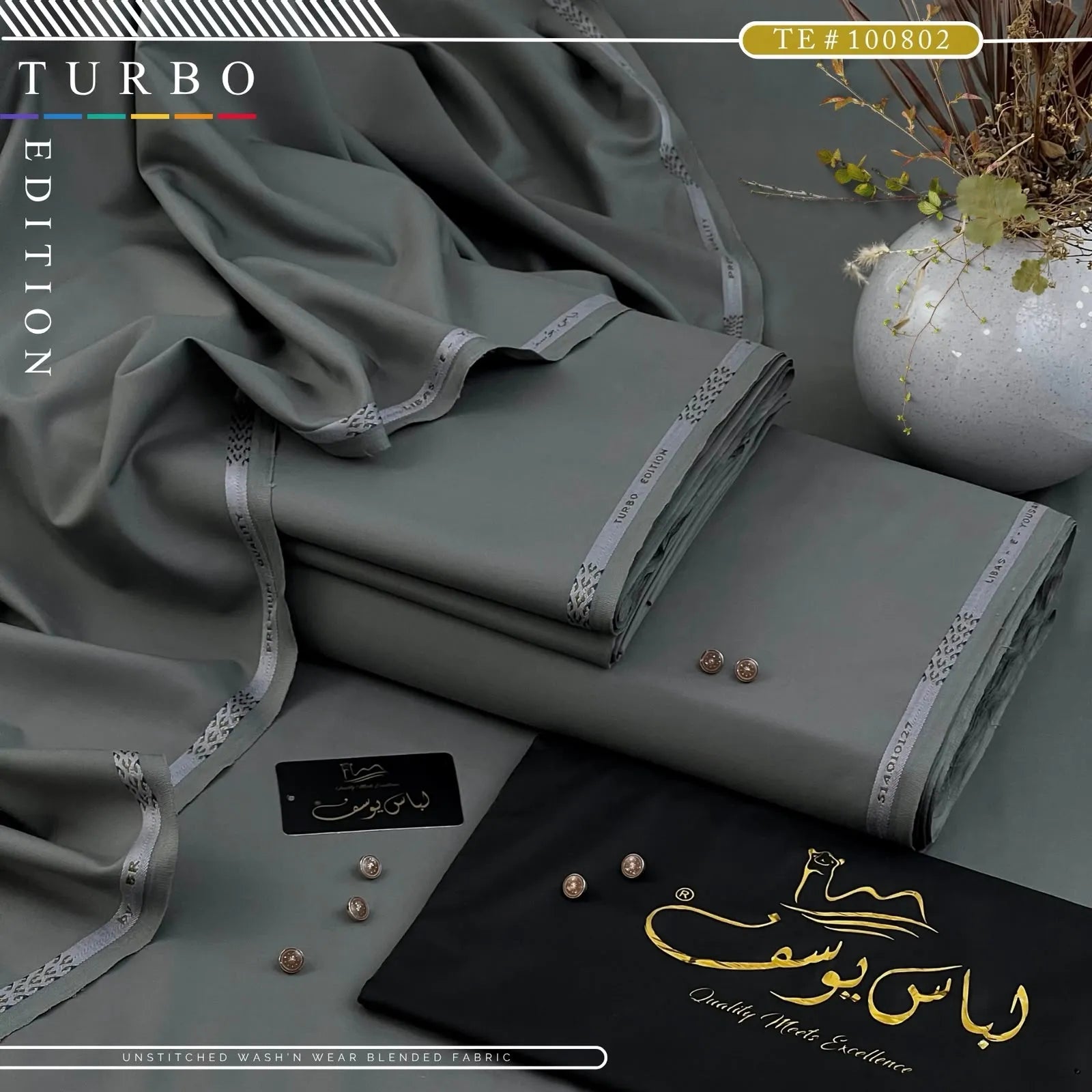 TURBO EDITION | Crafted by Libas e Yousaf | Wash & Wear | Summer | TE # 100802