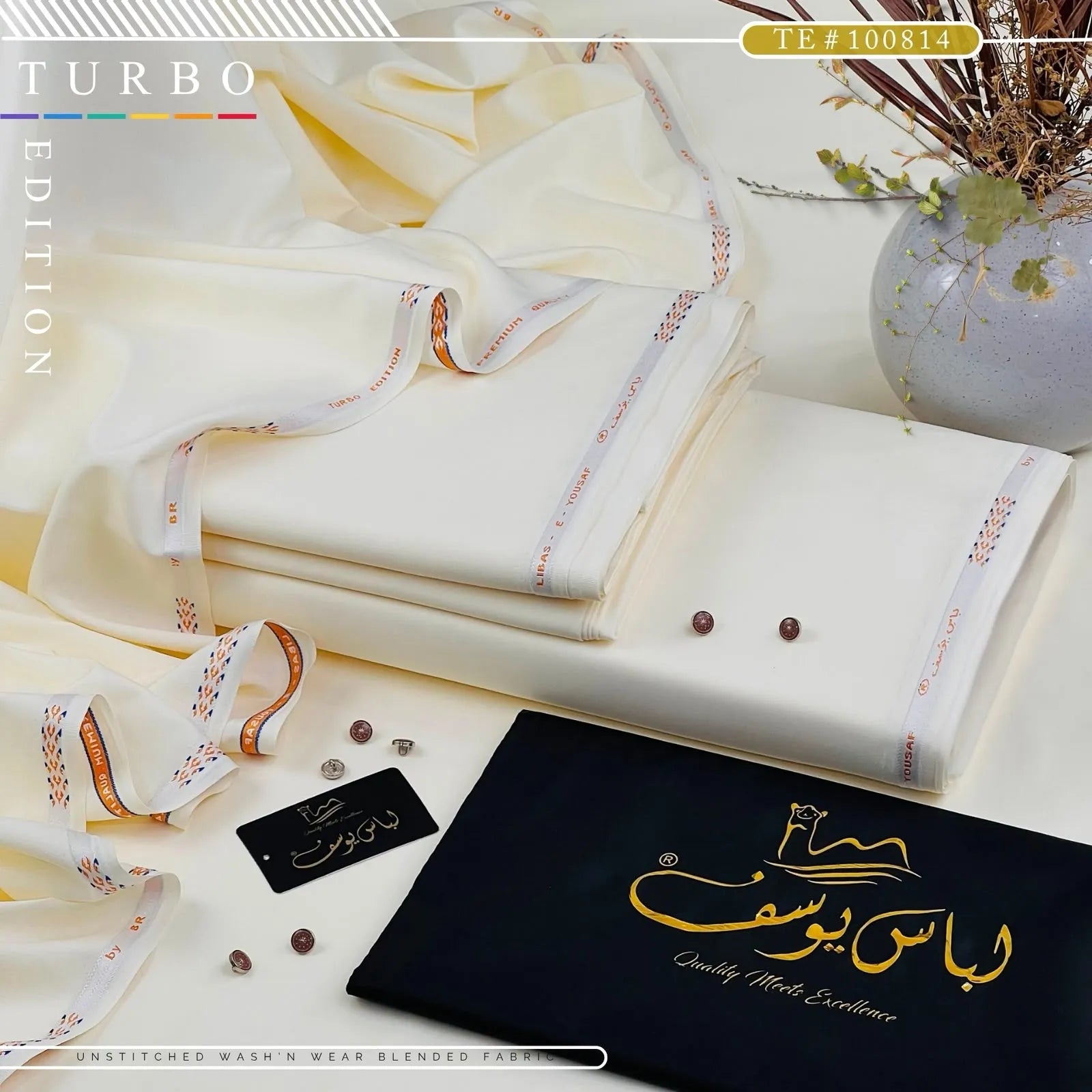 TURBO EDITION | Crafted by Libas e Yousaf | Wash & Wear | Summer | TE # 100814