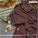 Royal Tag | Crafted by Libas e Yousaf | Wash & Wear | Summer | Red Wine