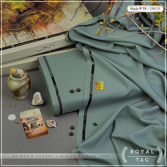 Royal Tag | Crafted by Libas e Yousaf | Wash & Wear | Summer | Sage Green