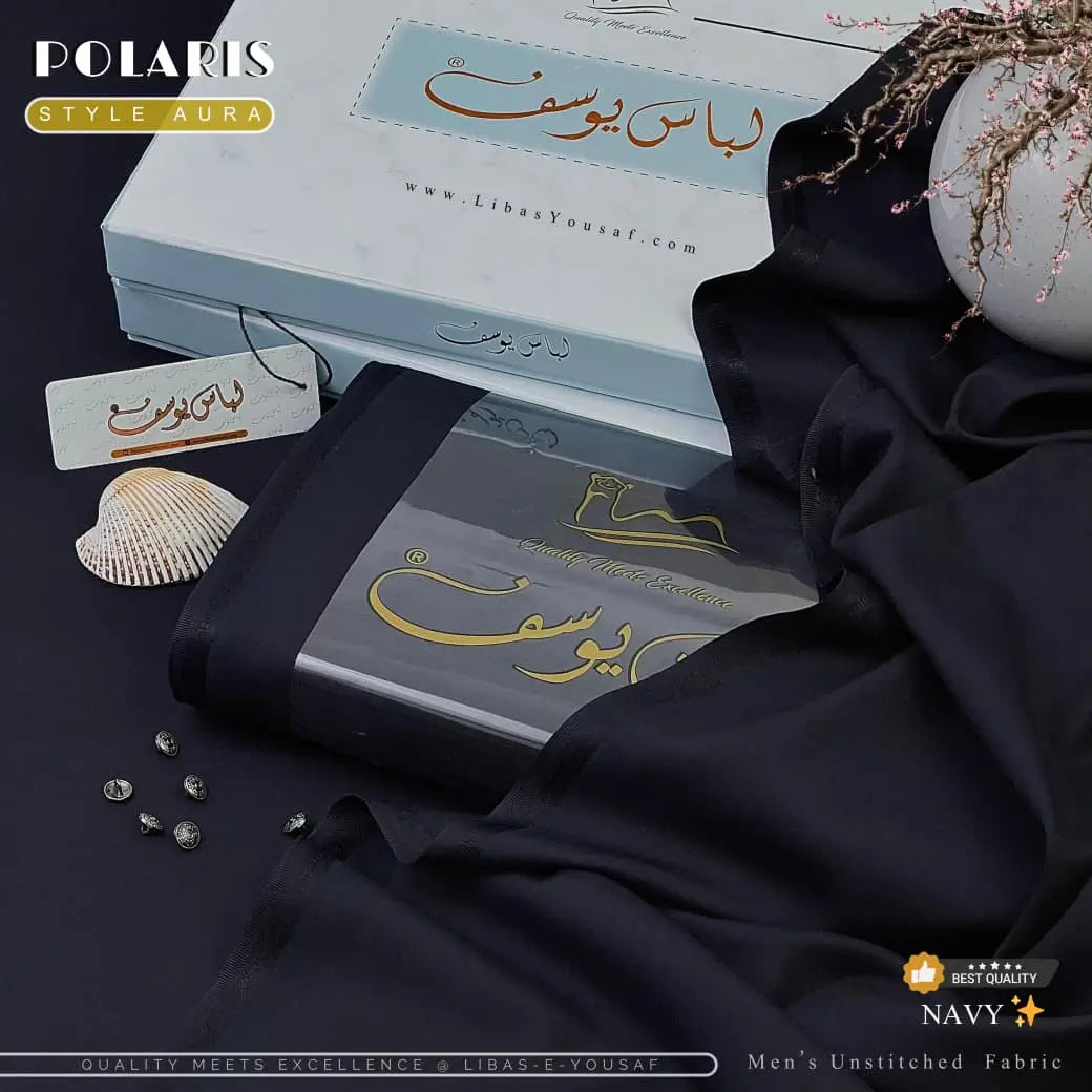 Polaris Style Aura by Libas e Yousaf | Winter Wash & Wear | Navy