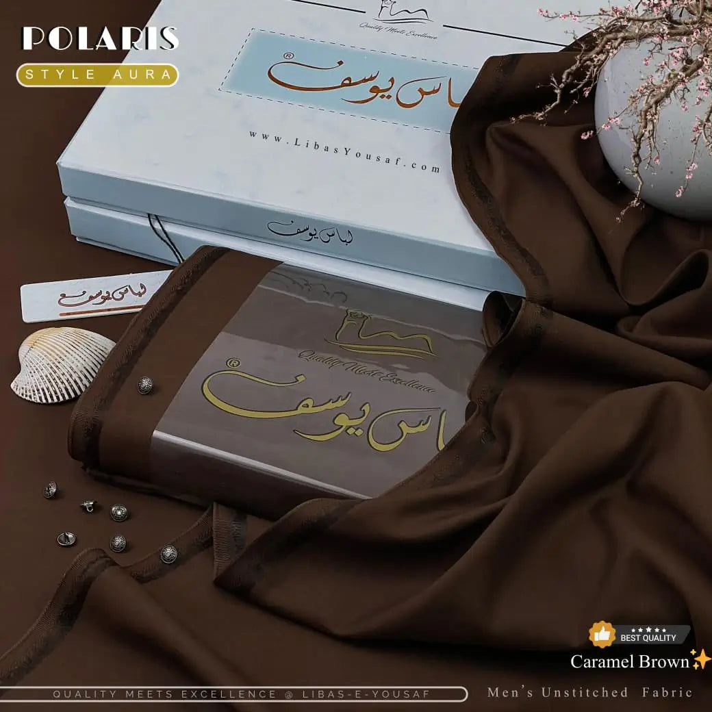 Polaris Style Aura by Libas e Yousaf | Winter Wash & Wear | Caramel Brown