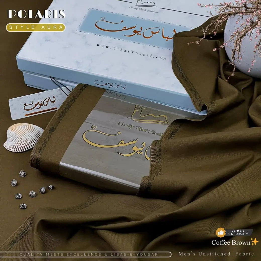 Polaris Style Aura by Libas e Yousaf | Winter Wash & Wear | Coffee Brown