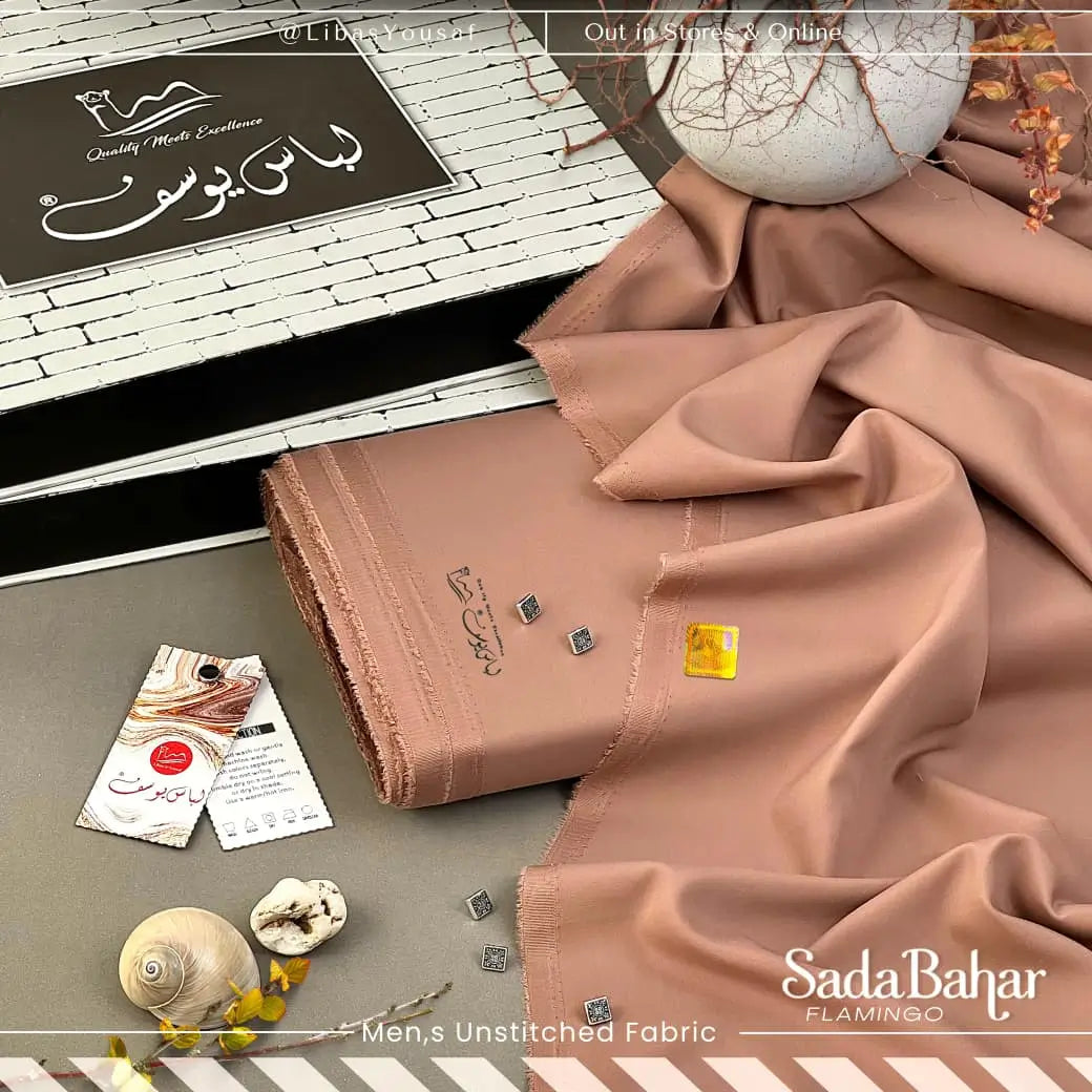 SADA BAHAR | Crafted by Libas e Yousaf | Wash & Wear | Four Season | Flamingo