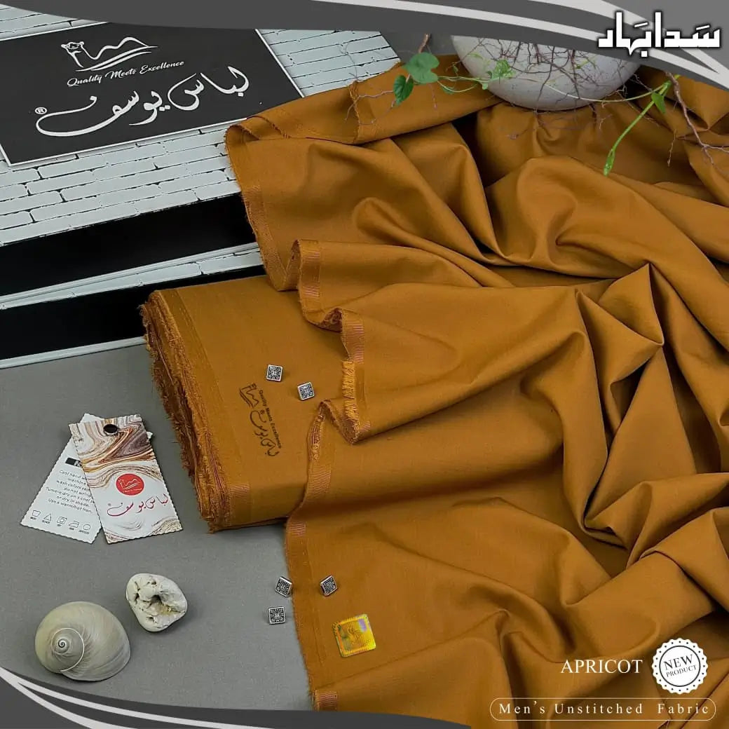 SADA BAHAR | Crafted by Libas e Yousaf | Wash & Wear | Four Season | Apricot