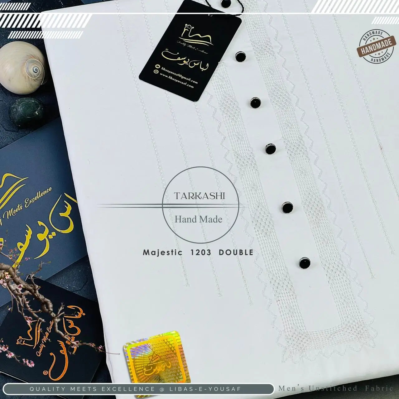 Butter Blend TarKashi | Crafted by Libas e Yousaf | Shade 1203 – Majestic