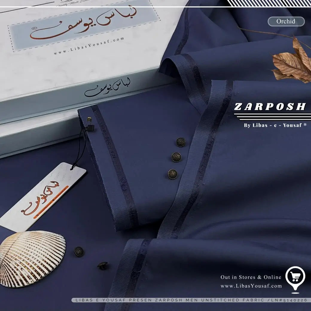 ZARPOSH | Crafted by Libas e Yousaf | Wash & Wear | Winter Season | Orchid