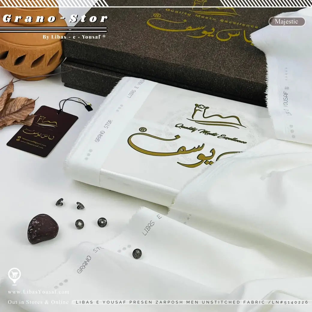 Grano Stor | Crafted by Libas e Yousaf | Wash & Wear | Winter Season | Majestic