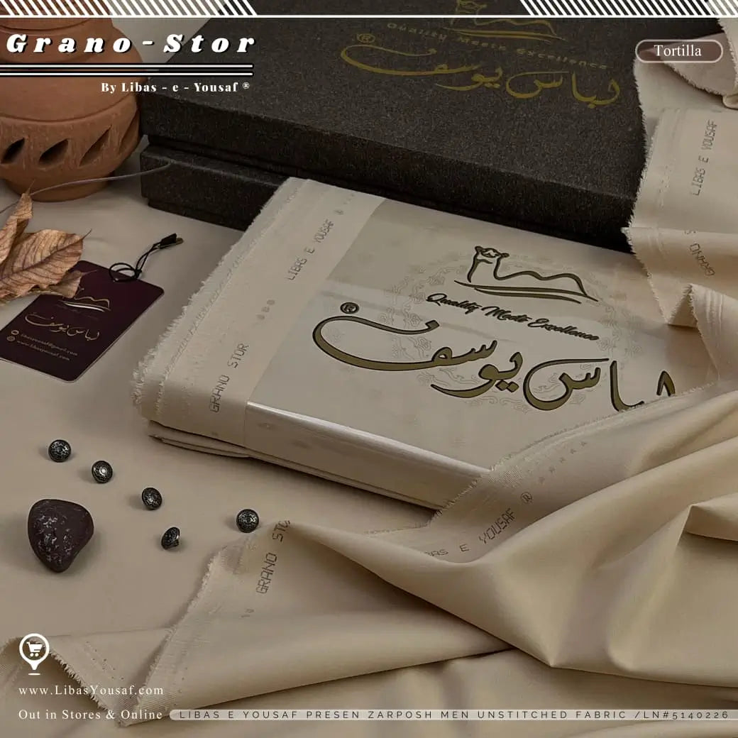 Grano Stor | Crafted by Libas e Yousaf | Wash & Wear | Winter Season | Tortilla