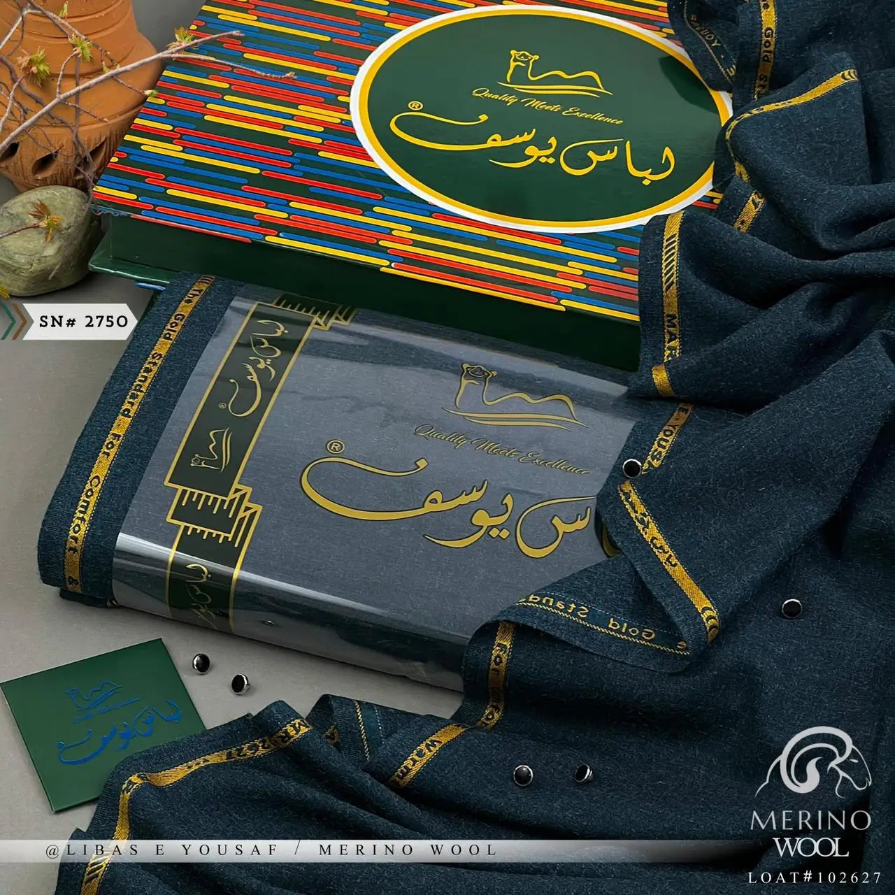 Marino Wool | Crafted by Libas e Yousaf | Shade SN - 2750