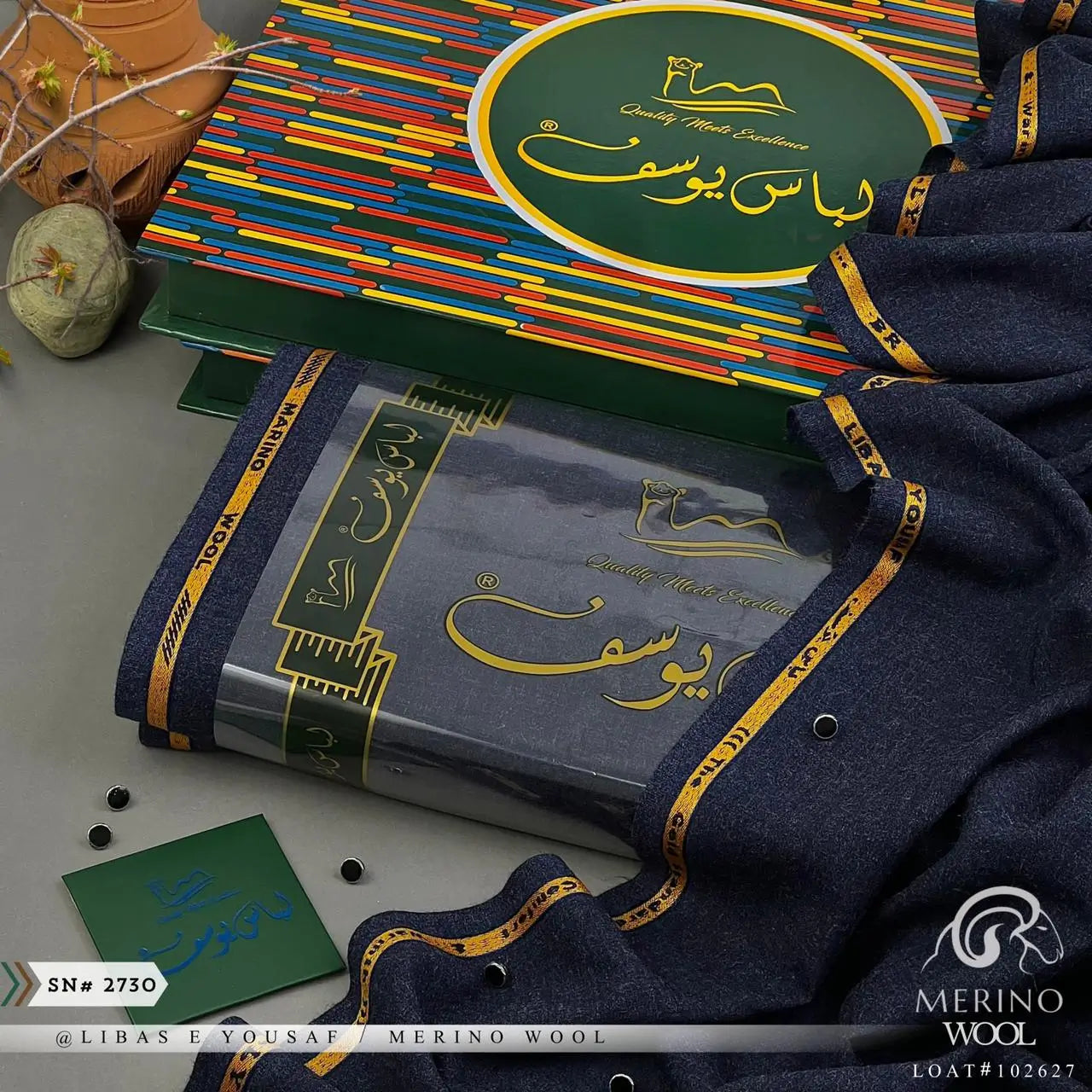 Marino Wool | Crafted by Libas e Yousaf | Shade SN - 2730