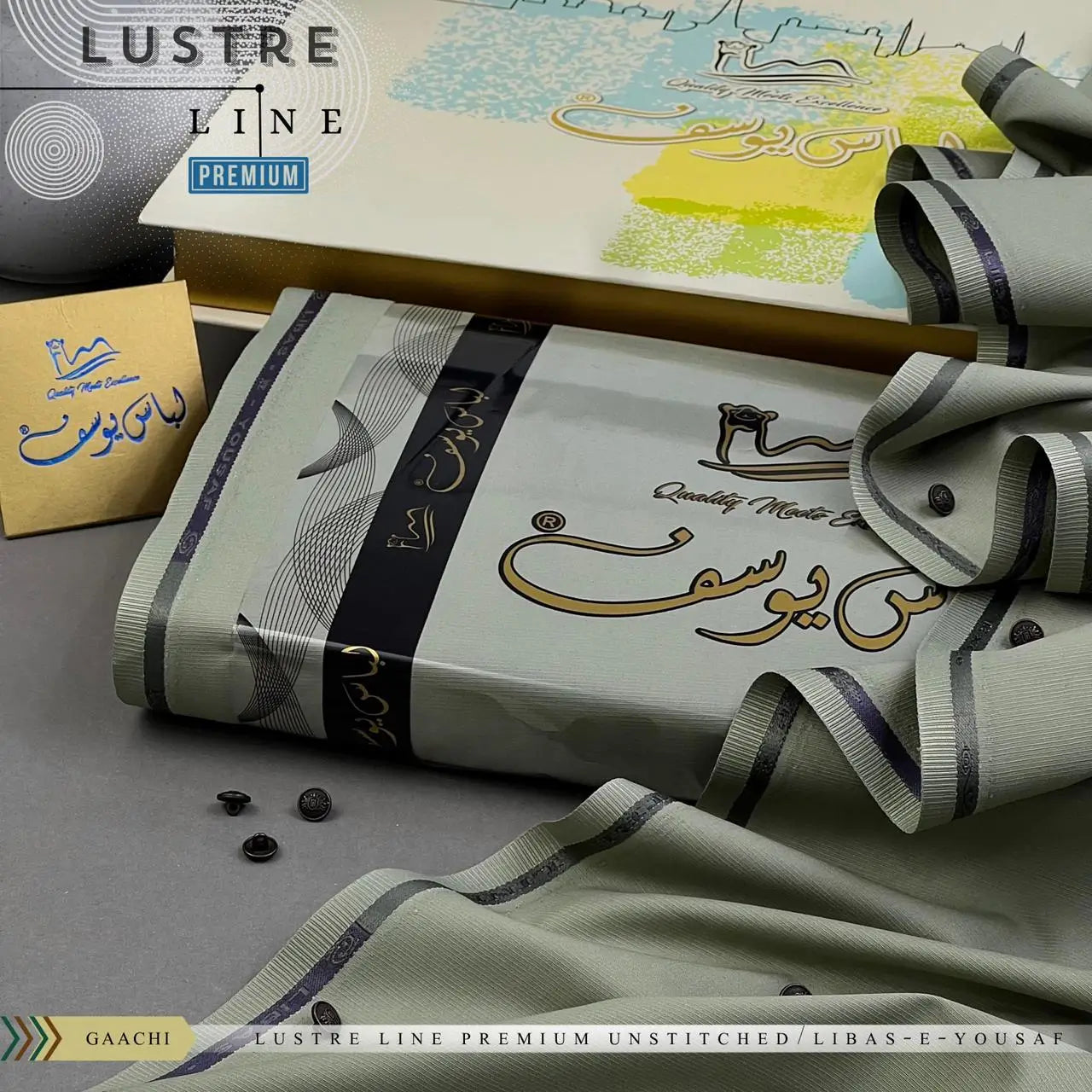 LUSTER LINE | Crafted by Libas e Yousaf | Wash & Wear | Four Season | Gaachi
