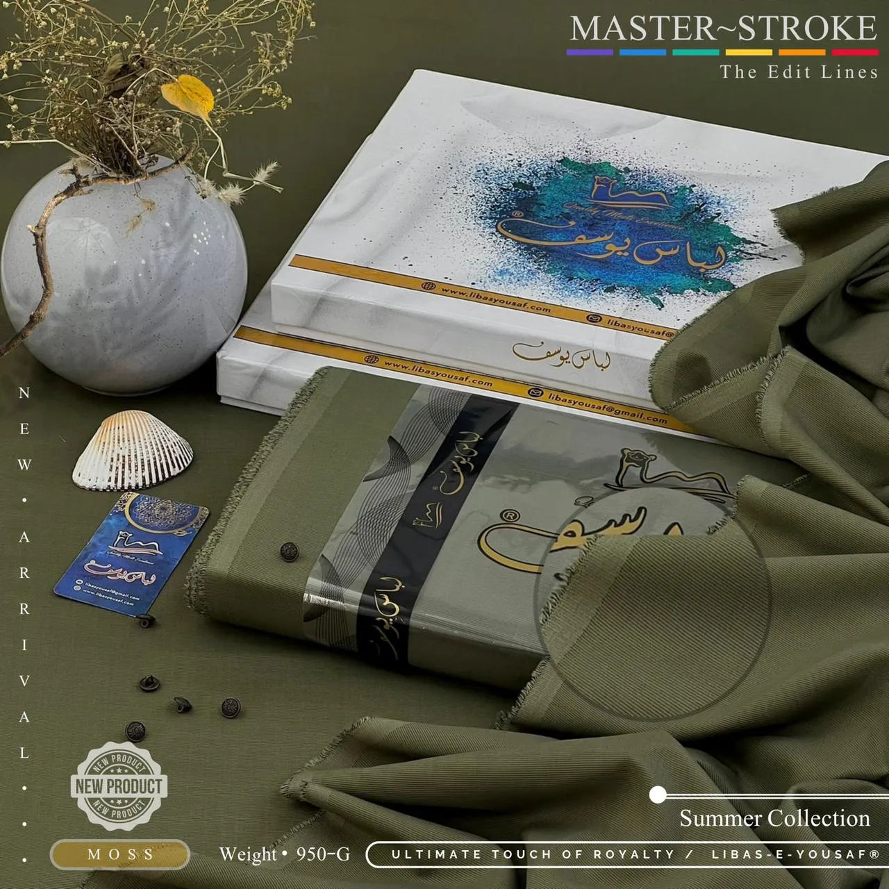 MASTER STROKE | By Libas e Yousaf | Wash & Wear | MOSS