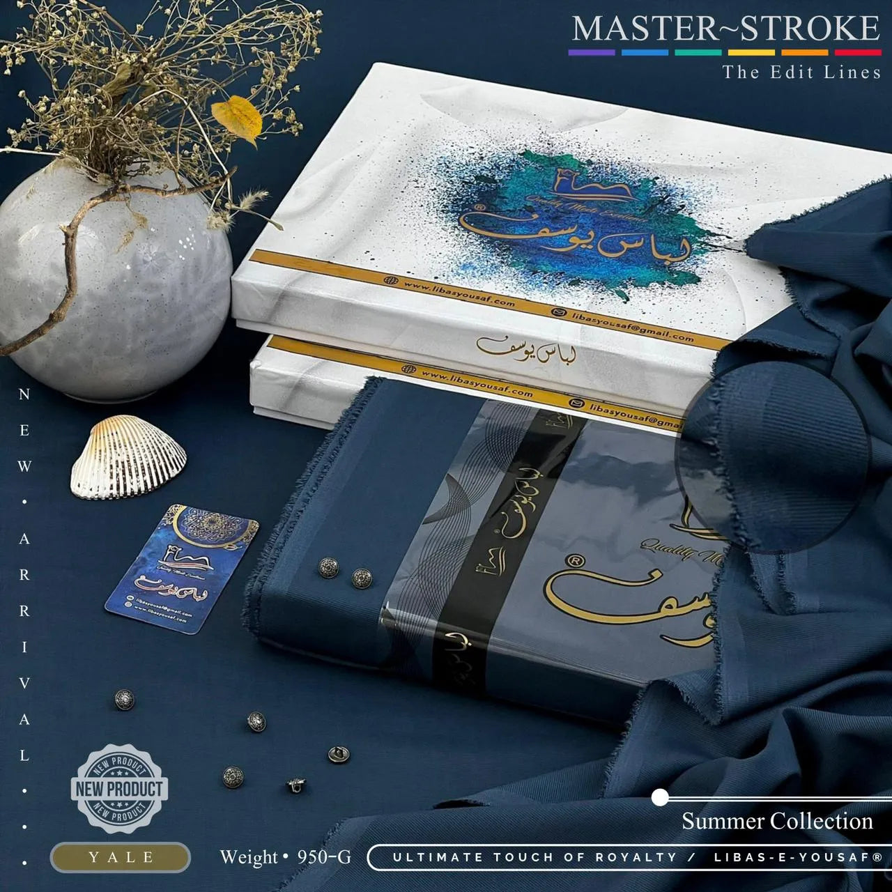 MASTER STROKE | By Libas e Yousaf | Wash & Wear | YALE