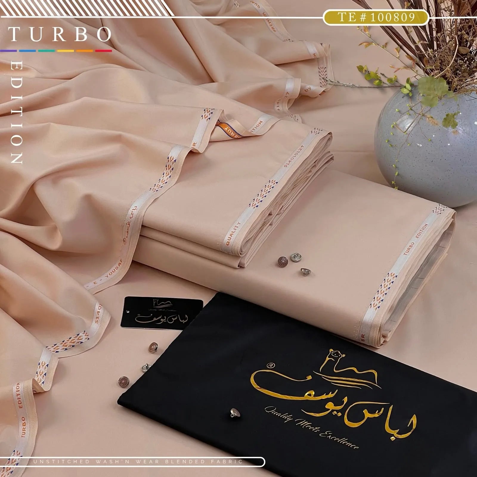 TURBO EDITION | Crafted by Libas e Yousaf | Wash & Wear | Summer | TE # 100809
