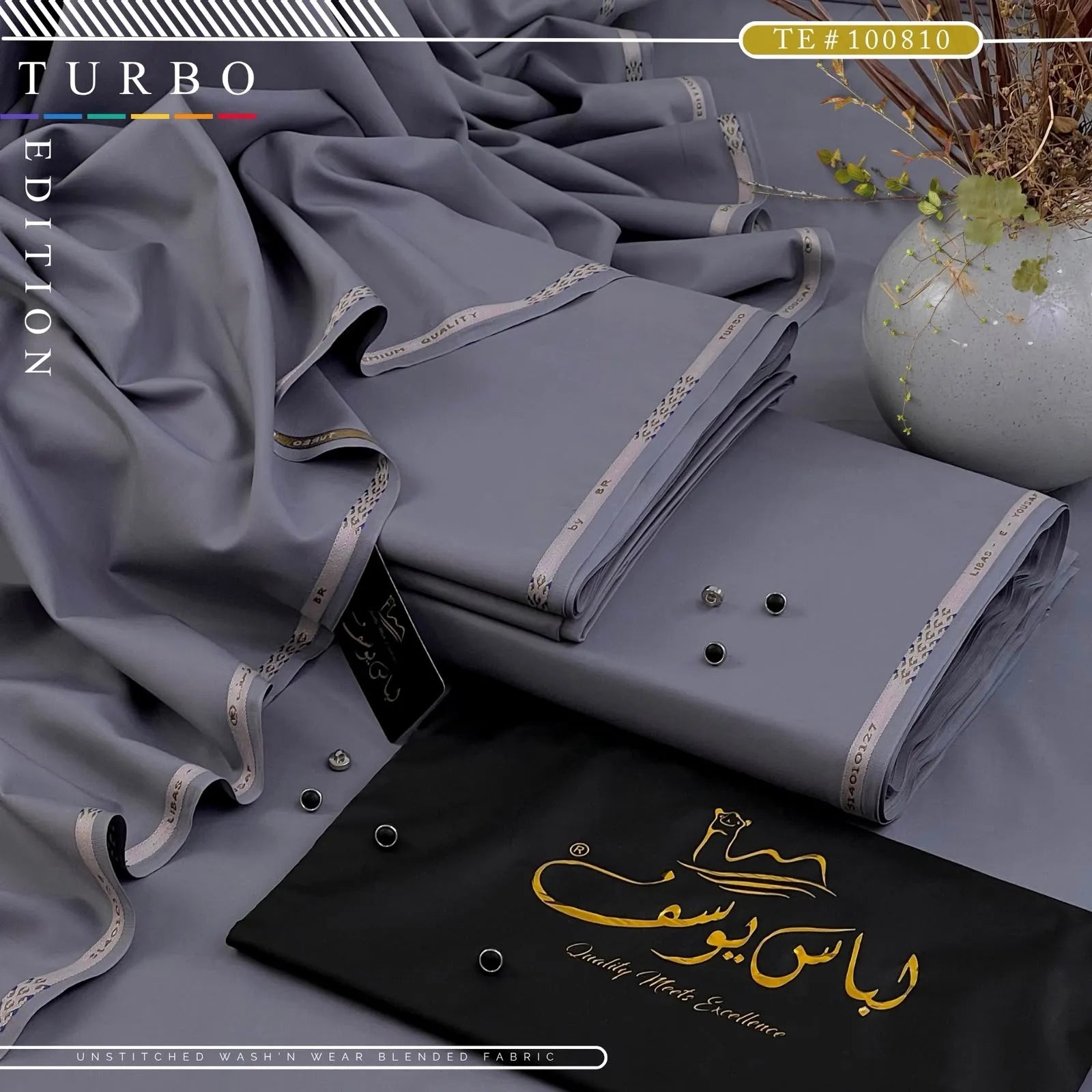TURBO EDITION | Crafted by Libas e Yousaf | Wash & Wear | Summer | TE # 100810