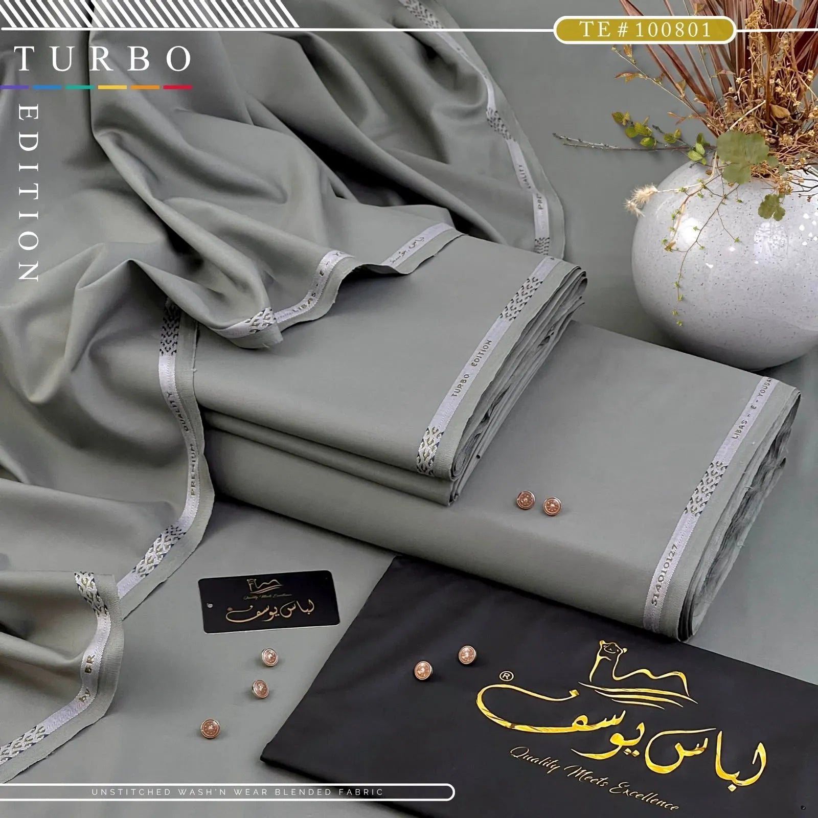 TURBO EDITION | Crafted by Libas e Yousaf | Wash & Wear | Summer | TE # 100801