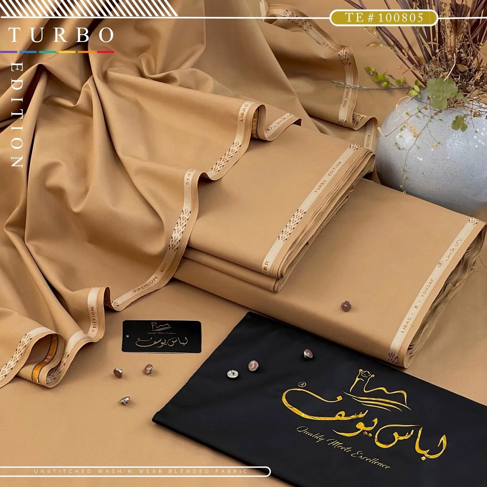TURBO EDITION | Crafted by Libas e Yousaf | Wash & Wear | Summer | TE # 100805