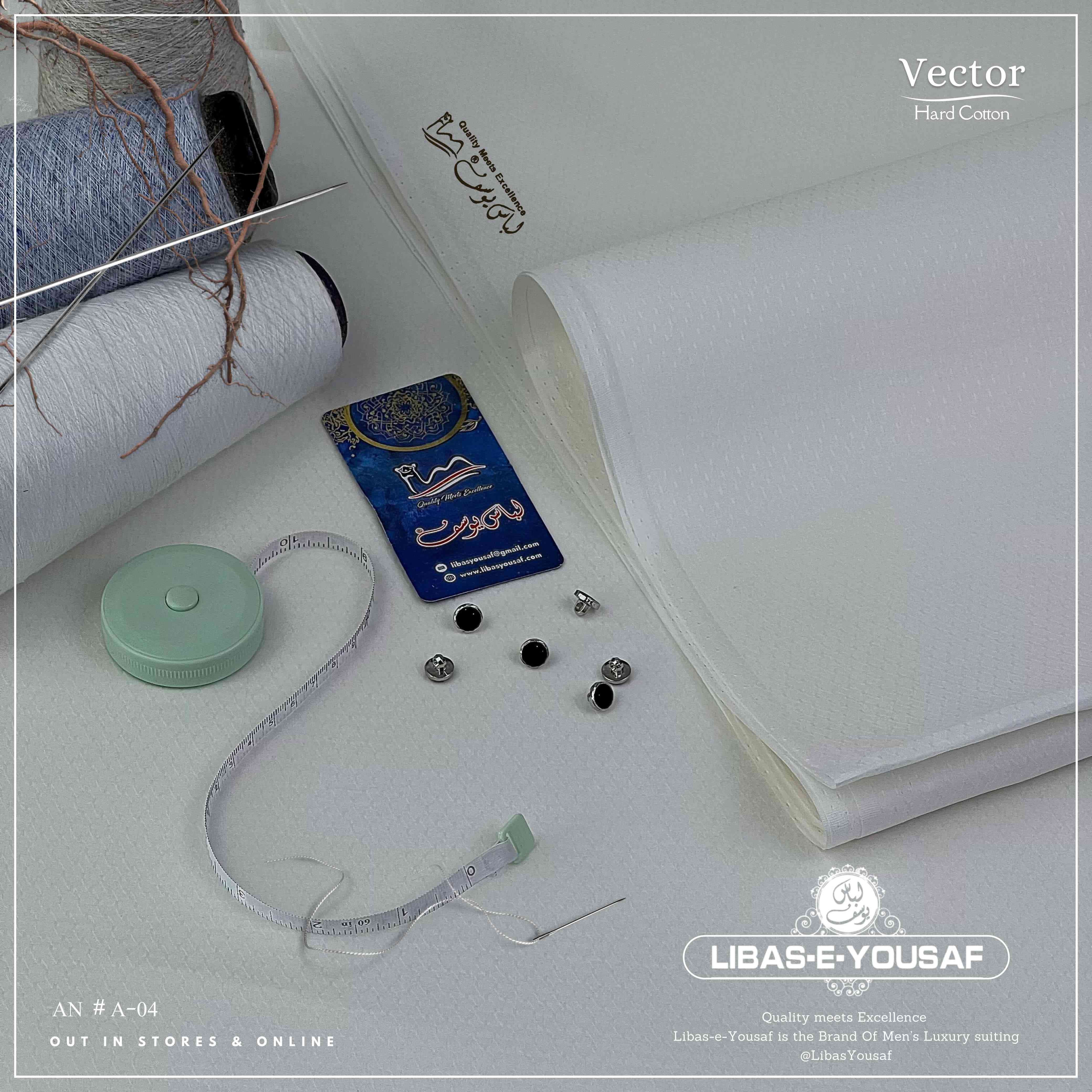 VECTOR HARD COTTON | SILVER FINISHED | A-04