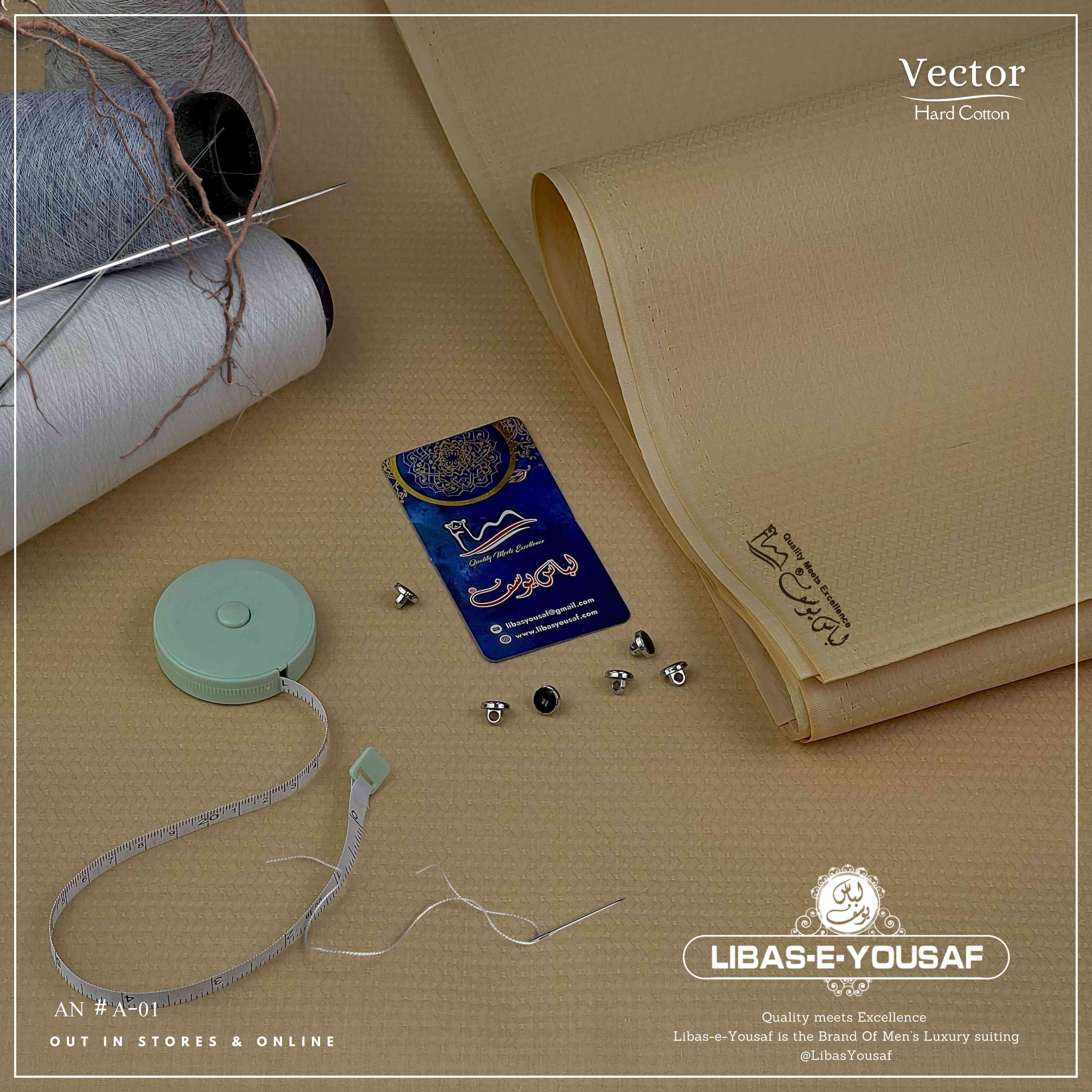 VECTOR HARD COTTON | SILVER FINISHED | A-01